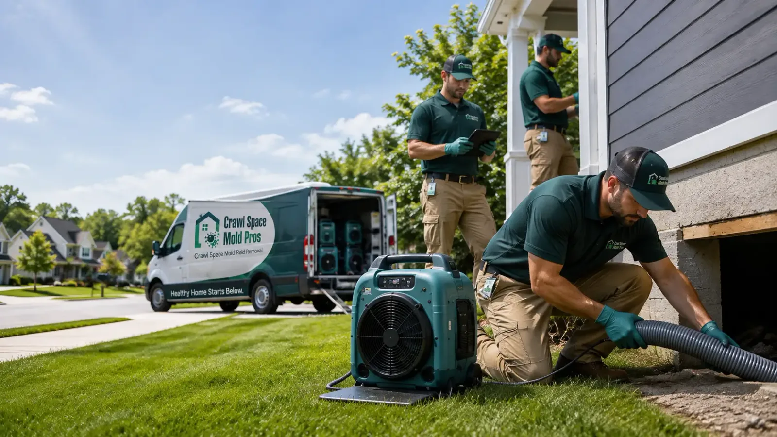 Crawl Space Mold Removal in Okoboji, IA